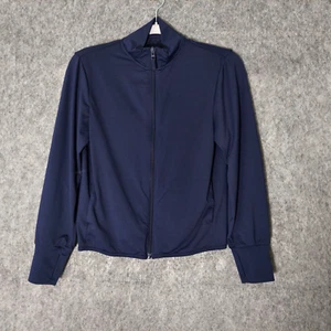 Uni Qlo Girls Jacket 9 10 Airism Quick Dry Performance Track Zip Lightweight - Picture 1 of 10