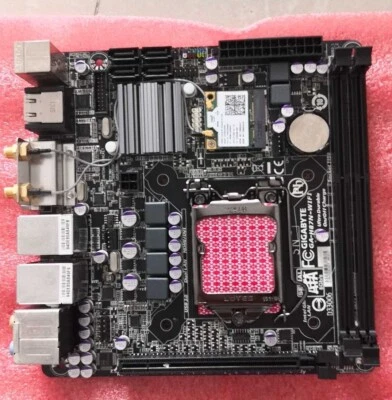 For GigaByte GA-H87N-WIFI Intel H87 Desktop Motherboard LGA 1150 DDR3 MINI-ITX - Image 1 of 2
