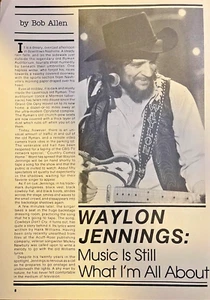 1984 Country Singer Waylon Jennings - Picture 1 of 3