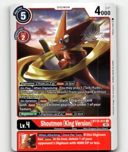 Digimon Shoutmon (King Version) Across Time BT12-011 U - Bild 1 von 1
