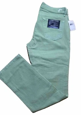 Pantalones de mezclilla Earnest cosidos Fulton 224 rectos HECHOS EN EE. UU. talla 33 verdes nuevos con etiquetas Foto 1 de 4