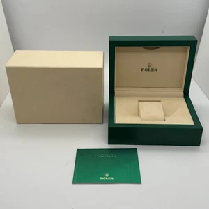 Rolex Genuino Yacht Master Caja Reloj Caja 39139.64 Mediano Folleto Caja Exterior - Imagen 1 de 17