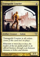 TRANSGUILD COURIER - MTG Dissension Uncommon Artifact Creature