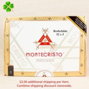 Montecristo Rothchilde White Series leere Zigarrenkiste 7,75" x 5,5" x 3" - Bild 1 von 12