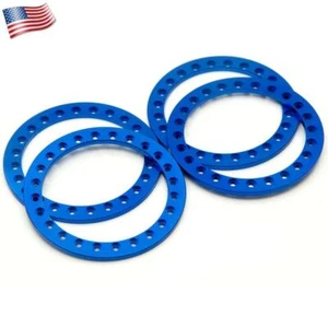 For 1:10 Axial SCX10 Wraith TRX4 ETC Alloy 2.2" RC Wheel Rim Outer Ring - Picture 1 of 9