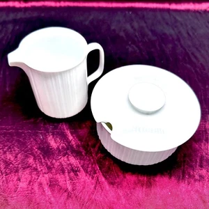 A MINT MCM Vintage ROSENTHAL VARIATIONS Creamer & Notched Lid Sugar Bowl Set - Picture 1 of 9