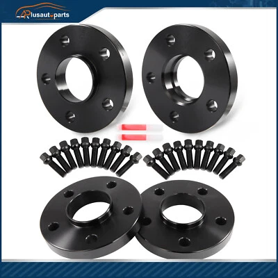 4X 20mm 5x112 Hubcentric Wheel Spacers For Mercedes-Benz w/ M14x1.5 Studs 66.6mm Foto 1 de 4