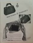 1938 Mark Cross women's handbag purse gloves vintage fashion ad