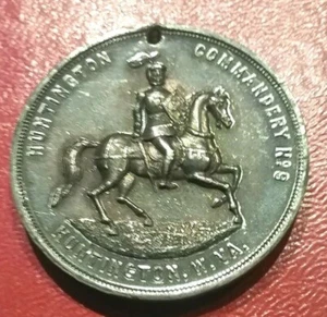 (pgasteelers1)Washington, DC 1889 WV Huntington Commandery Knights Templar medal - Picture 1 of 5