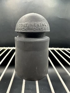 W U TEL CO Continental Rubber Works R-4 Insulator PAT 2. 218497 - Picture 1 of 6