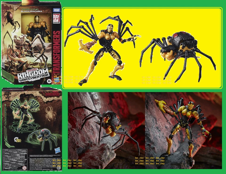 Transformers Kingdom WFC Deluxe Class Blackarachnia NEW Black Arachnia Beast War - Image 1 of 1