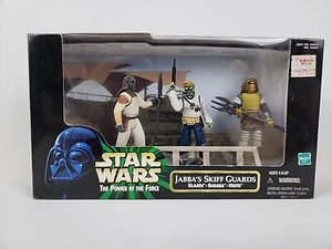Star Wars Jabba's Skiff Guards Klaatu, Barada y Nikto Power of the Force RARO - Imagen 1 de 17