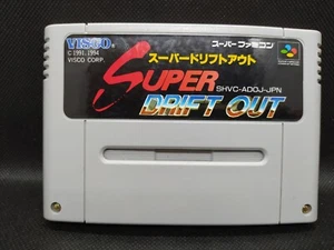 Super Drift Out - NEW SAVE BATTERY - Super Famicom Nintendo JP - SHVC-ADOJ-JPN - Picture 1 of 8
