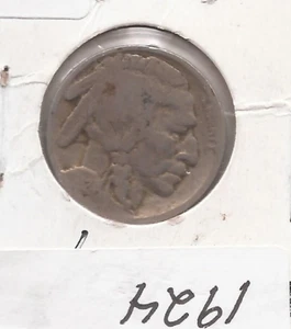 1924 P Buffalo Nickel - Picture 1 of 3