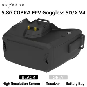 SKYZONE Cobra SD Cobra X V4 FPV Brille 5,8G Head Tracker DVR für RC Racing Drone - Picture 1 of 21