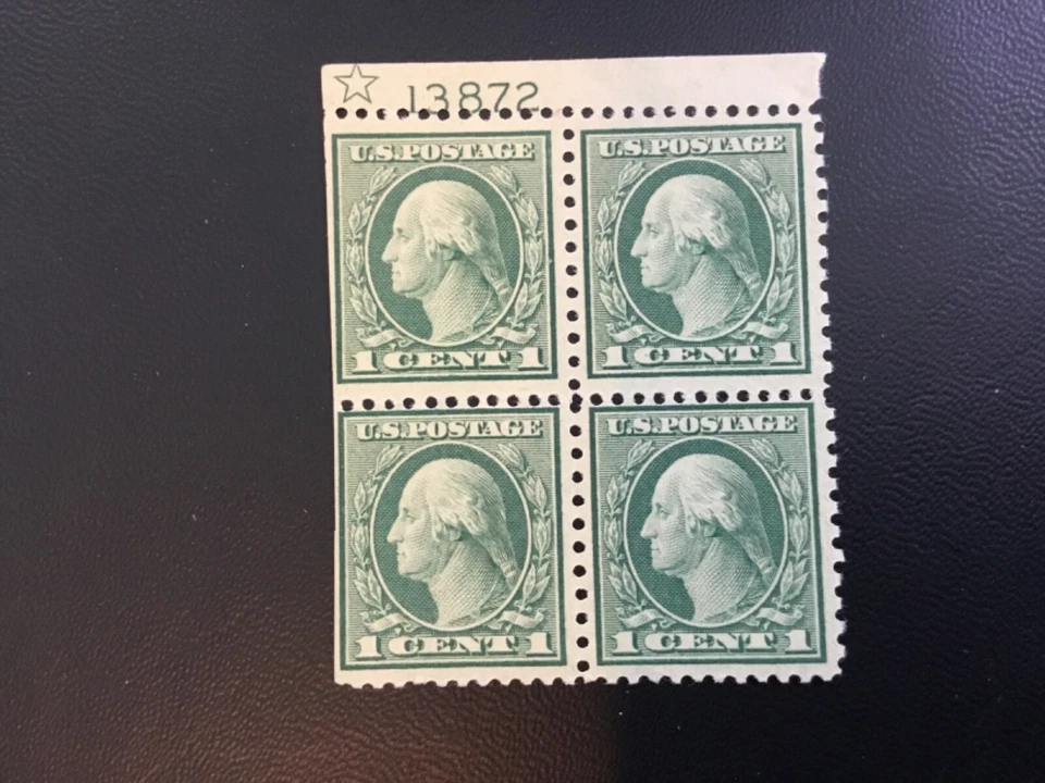 ICOLLECTZONE US 538 Block w/ Star only Fine no gum  CV $40 - Image 1 of 1