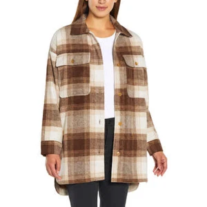 Banana Republic Ladies' Shirt Jacket Color Brown Pick Size - Picture 1 of 3