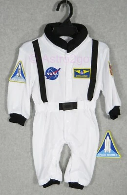 AEROMAX NASA JR. TRAJE DE VUELO ESPACIAL ASTRONAUTA-Disfraz de mameluco para niños pequeños 6-12 meses NUEVO Foto 1 de 4