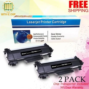 Tóner 2PK alto rendimiento TN760 TN730 con chip IC para Brother MFC-L2710DW HL-L2395DW - Imagen 1 de 2