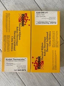 2 x NOS SEALED - KODAK Photo Print THERMACOLOR Thermal Ribbon 1999 NEW OLD STOCK - Afbeelding 1 van 13