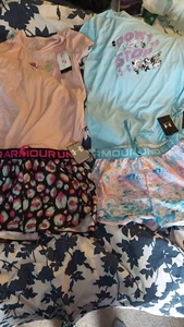 Lot Of New Girls Under Armour Summer Clothes-size Ylg Lot Of 4 Pcs - Picture 1 of 6