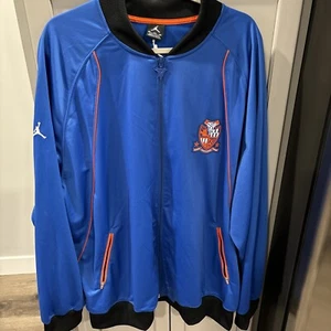 Air Jordan Carmelo Anthony Melo Track Jacket Men’s Size 3XL Blue Full Zip NBA - Picture 1 of 8