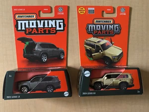 Lot Of 2 Matchbox Moving Parts 2022 Lexus LX, 2024 Lexus GX - New 2025 - Picture 1 of 9