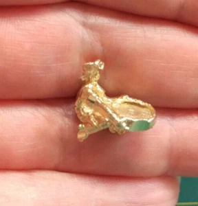 Prospector goldfarbene kleine Brosche Krawatte Tack Reversmütze Pinback Gold Bergmann Schwenken - Bild 1 von 7