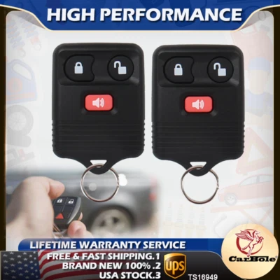2Pcs Keyless Entry Remote Key Fob For Ford F-150 1999 2000 2001 2002 2003-2007 - Image 1 of 4
