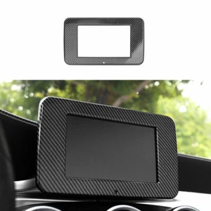 For Benz C-Class 2015-2018 ABS Carbon Fiber Middle Console Dashboard Strip Decor - Picture 1 of 10