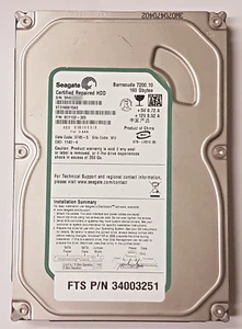 160GB SATA Seagate barracuda 7200.10 ST3160815AS 8MB HDD 3.5 " Certified - Picture 1 of 1