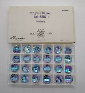 Factory Pack Swarovski Crystal Wistaria 16mm Pagoda 5107 L Beads; 24pc; RARE!