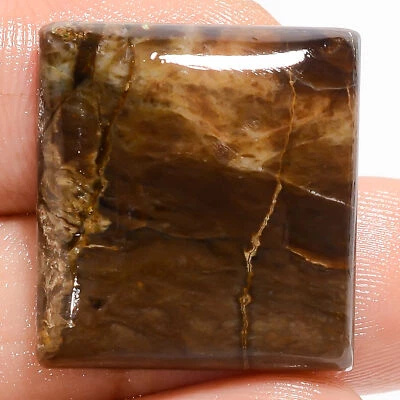 100% Natural Blue Opal Square Cabochon Loose Gemstone 18 Ct 21X20X5mm EE-48278 - Image 1 of 2