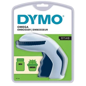 Dymo S0717930 Omega Home Embossing Label Maker, Grey and Navy, Embosser Single - Picture 1 of 7