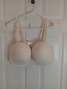 Torrid Curve Push Up Strap or Strapless Convertible Bra 40DDD Nude Tan Lace - Picture 1 of 14