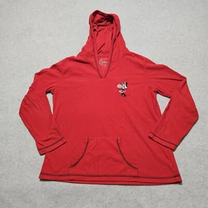 Disney Parks Hoodie Girls Youth XXL Minnie Mouse Red Lightweight - Picture 1 of 10