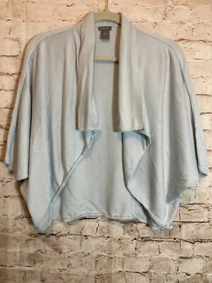 Suéter Ann Taylor Feminino Pequeno Pequeno Pequeno Seda Algodão Cashmere Frente Aberta Dolman - Imagem 1 de 4