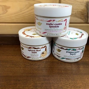 Set of 3 2024 Dove Holiday Treats Body Scrub Peppermint Sugar Cookie Spiced Chai - Picture 1 of 4
