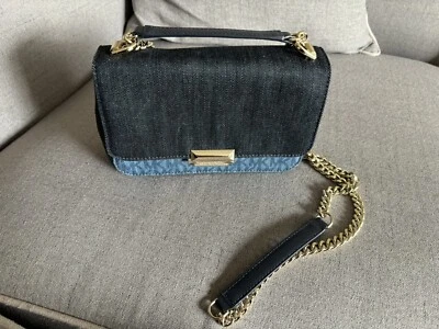 Bandolera Michael Kors Sloan Signature Demin Foto 1 de 4