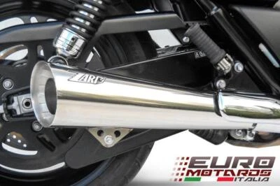 Silenciadores pulidos de doble espejo de escape Triumph Thunderbird 2004-2015 Zard Foto 1 de 3