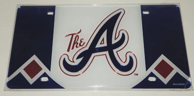 Atlanta Braves MLB Braves City Laser Tag License Plate by WinCraft - Image 1 of 2