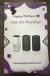 Mini purificador de aire para mascotas PUPPY MOTHER'S negro ~ nuevo ~🐶 - Imagen 1 de 2