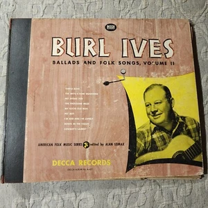 Burl Ives Ballads and Folk Songs Vol. II Decca Records LP - Picture 1 of 8