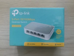 TP-LINK TL-SF1005D 5-Port Desktop Switch 10/100 Mbps Network. BRAND NEW SEALED - Picture 1 of 2