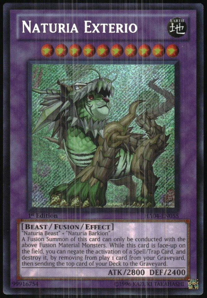 Yu-Gi-Oh! - Hidden Arsenal 4: Trishula's Triumph Naturia Exterio 2011 HA04-EN055 - Image 1 of 2