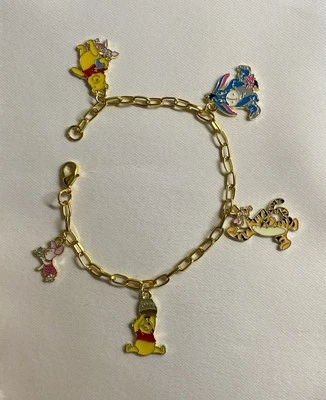 NEW Handmade Winnie The Pooh Charm Bracelet - Image 1 of 4