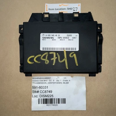 2003 MERCEDES ML320 CHASSIS CONTROL MODULE A 030 545 46 32 - Image 1 of 4