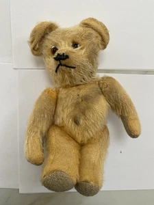 CUTE CHARMING 9.5 INCHES LONG OLD VINTAGE  TEDDY BEAR - Picture 1 of 10
