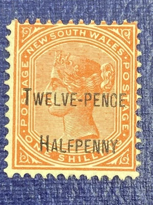 New South Wales 1891 Stamp SC#94 Mint Hinged - Image 1 of 2