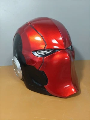 Red Hood Batman 1:1 Wearable Handmade Red Helmet Mask Halloween Cosplay Prop - Image 1 of 4